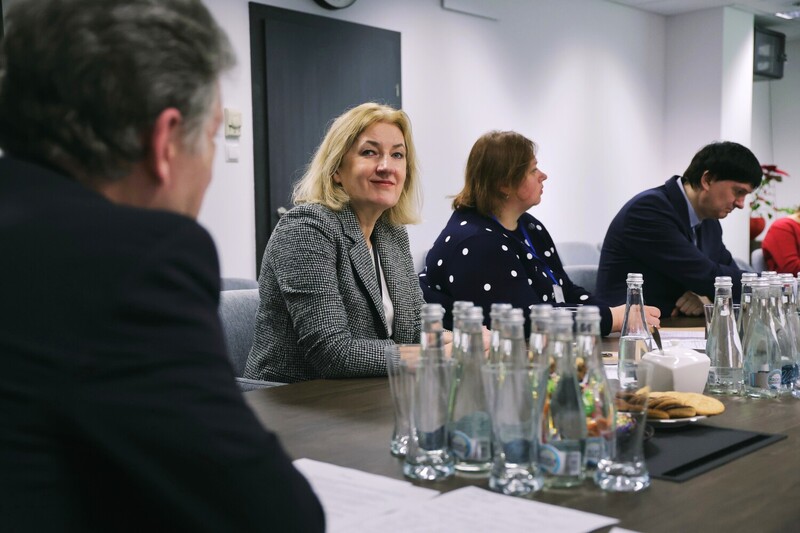 Representatives of the Genocide and Resistance Research Centre of Lithuania visited the Institute of National Remembrance, Warsaw 12 February 2026; photo: Dariusz Skrzyniarz (IPN)