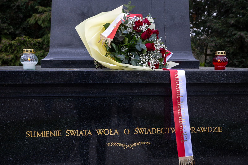 Paying tribute to the victims of the Volhynia Massacre, London 21-22 February 2026; photo: Sławek Kasper (IPN)
