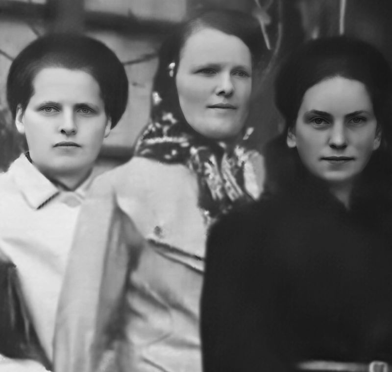 Bronisława, Janina and Pelagia of Pochwatka family