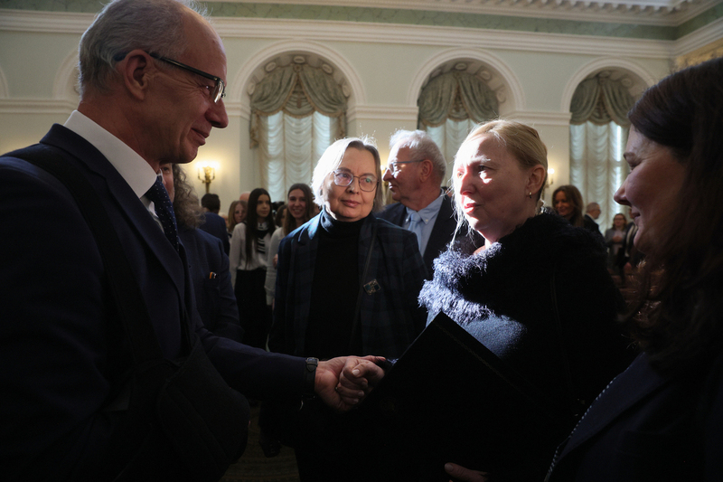 The ceremony of handing out identification notes to family members of 16 victims of totalitarian regimes - Warsaw, 26 February 2026; photo: S. Kasper (IPN)