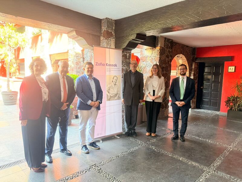 Conference and IPN exhibition dedicated to the life and work of Zofia Kossak at the Universidad Panamericana in Mexico City; 3 March 2026; photo: Higinio Paterna