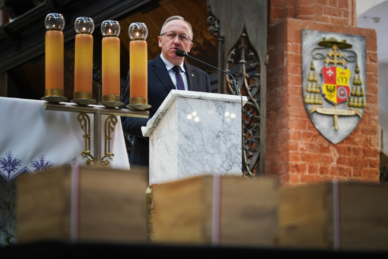 Symbolic Burial of Polish Officers’ Remains in the Katyń Chapel; 5 March 2026; photo: M. Niegowski (IPN)