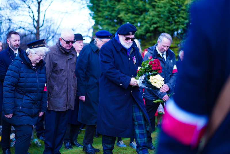 Restored memorial to Polish heroes unveiled in Scotland; photo: M. Niegowski (IPN)