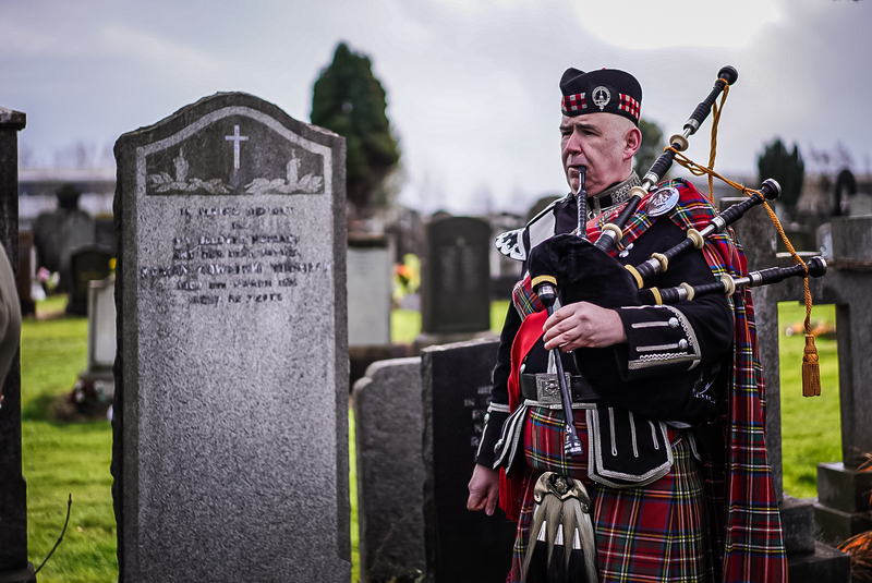 Restored memorial to Polish heroes unveiled in Scotland; photo: M. Niegowski (IPN)