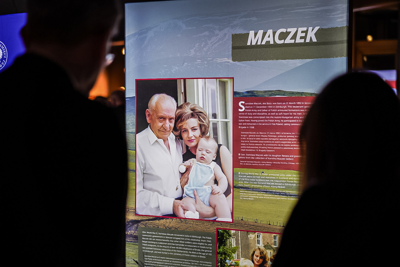 Opening of the IPN "Trails of Hope. The Odyssey of Freedom” exhibition at the Scottish Parliament; 13 March 2026; photo: M. Niegowski (IPN)