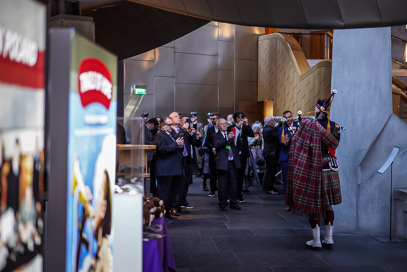 Opening of the IPN "Trails of Hope. The Odyssey of Freedom” exhibition at the Scottish Parliament; 13 March 2026; photo: M. Niegowski (IPN)