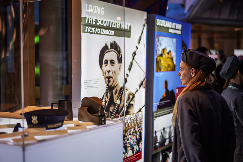 Opening of the IPN "Trails of Hope. The Odyssey of Freedom” exhibition at the Scottish Parliament; 13 March 2026; photo: M. Niegowski (IPN)