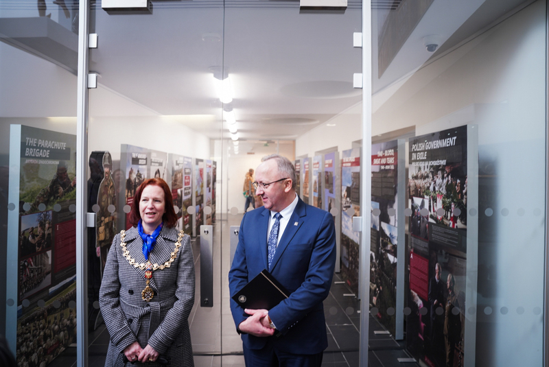 The IPN &amp;quot;Trails of Hope. An Odyssey of Freedom” exhibition opened at Clydebank Town Hall; photo: M. Niegowski (IPN)