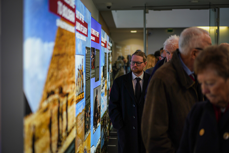 The IPN &amp;quot;Trails of Hope. An Odyssey of Freedom” exhibition opened at Clydebank Town Hall; photo: M. Niegowski (IPN)