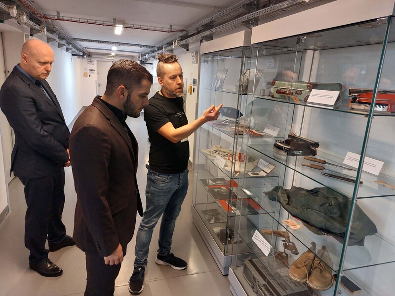 The Executive Director of the Cuban Freedom March visited the IPN Archive, Warsaw 18 March 2026; photo: Paweł Zielony