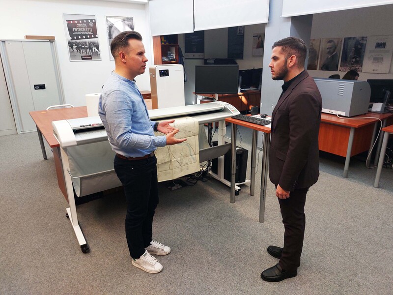 The Executive Director of the Cuban Freedom March visited the IPN Archive, Warsaw 18 March 2026; photo: Paweł Zielony