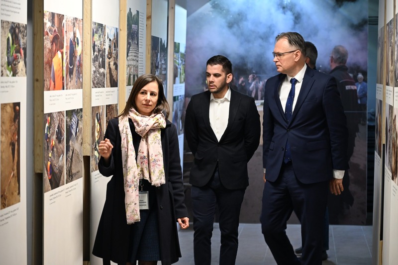 The Executive Director of the Cuban Freedom March visited the Cursed Soldiers Museum, Warsaw 19 March 2026; photo: Michalina Żelazny