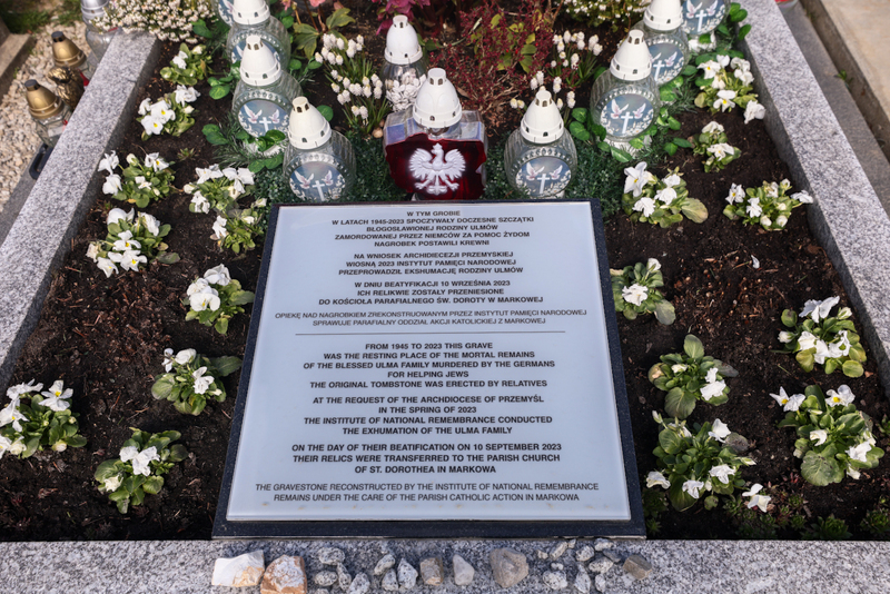 Commemoration of Poles who rescued Jews during World War II, Markowa, Poland; 22 March 2026; photo: S. Kasper (IPN)