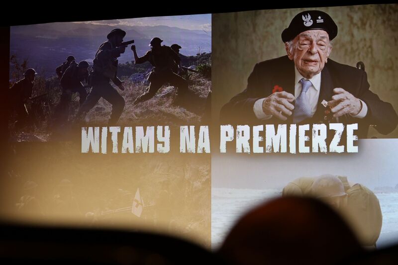 The premiere of the IPN series “Trail of Hope. The Battle of Monte Cassino”; Warsaw 20 March 2026; photo: Rafał Pękalski (IPN)