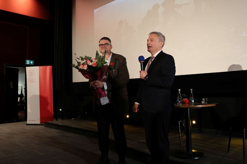 The premiere of the IPN series “Trail of Hope. The Battle of Monte Cassino”; Warsaw 20 March 2026; photo: Rafał Pękalski (IPN)