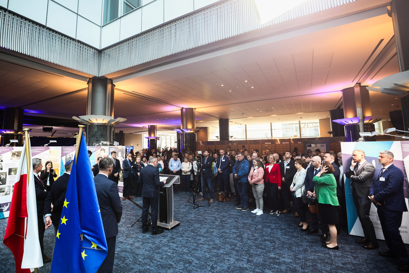Opening of the IPN exhibition "Poles Saving Jews During World War II” at the European Parliament in Brussels, 24 March 2026; photo: Sławek Kasper