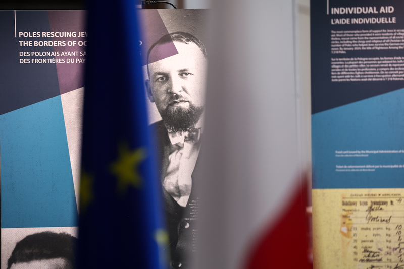 Opening of the IPN exhibition "Poles Saving Jews During World War II” at the European Parliament in Brussels, 24 March 2026; photo: Sławek Kasper