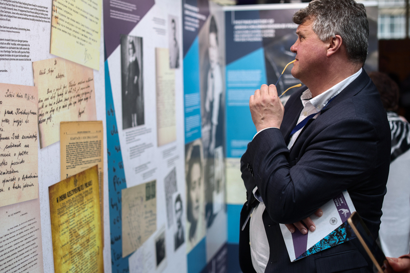 Opening of the IPN exhibition "Poles Saving Jews During World War II” at the European Parliament in Brussels, 24 March 2026; photo: Sławek Kasper