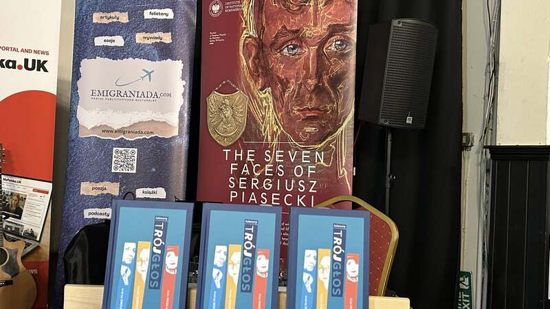 The IPN “Seven Faces of Sergiusz Piasecki” exhibition was presented in London, 28 March 2026; photo: Polish Sue