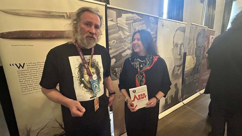 The IPN “Seven Faces of Sergiusz Piasecki” exhibition was presented in London, 28 March 2026; photo: Polish Sue