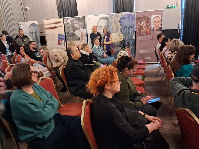 The IPN “Seven Faces of Sergiusz Piasecki” exhibition was presented in London, 28 March 2026; photo: Polish Sue