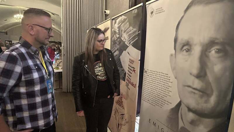 The IPN “Seven Faces of Sergiusz Piasecki” exhibition was presented in London, 28 March 2026; photo: Polish Sue