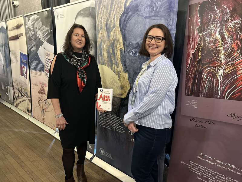 The IPN “Seven Faces of Sergiusz Piasecki” exhibition was presented in London, 28 March 2026; photo: Polish Sue