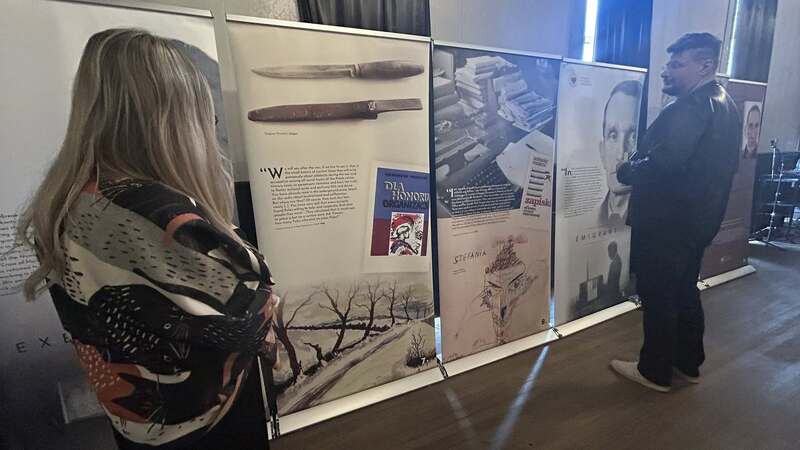 The IPN “Seven Faces of Sergiusz Piasecki” exhibition was presented in London, 28 March 2026; photo: Polish Sue
