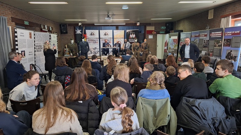 The Polish community in Beringen (Belgium) commemorated the Soldiers of Polish Armed Forces and the pro-independence Underground; photo: Sławomir Bardski (IPN)
