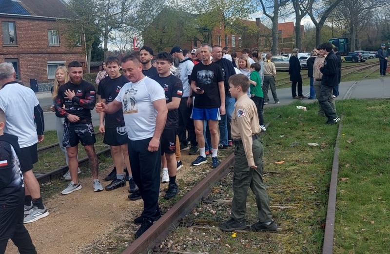 A commemorative run in memory of the Cursed Soldiers; photo: Polish community in Belgium