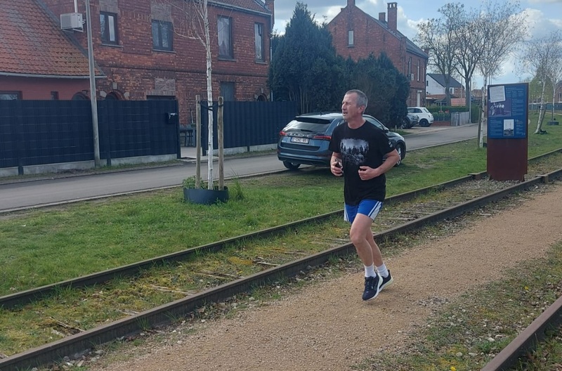 A commemorative run in memory of the Cursed Soldiers; photo: Polish community in Belgium