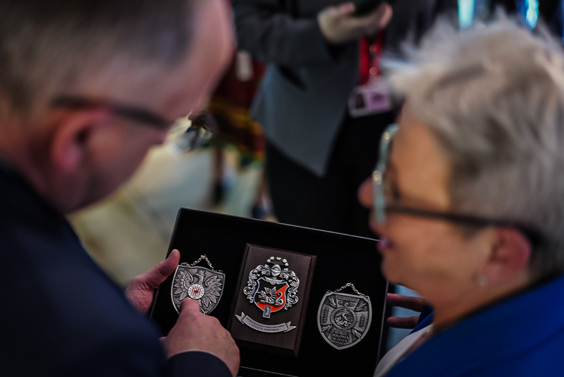 The opening of the "Trails of Hope. The Odyssey of Freedom" exhibition at the Scottish Parliament; 13 March 2026; photo: Mateusz Niegowski