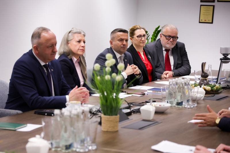 Meeting with the Ambassador of the Republic of Uzbekistan, Warsaw, 9 April 2026; photo: Dariusz Skrzyniarz (IPN)