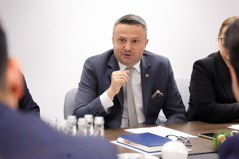 Meeting with the Ambassador of the Republic of Uzbekistan, Warsaw, 9 April 2026; photo: Dariusz Skrzyniarz (IPN)