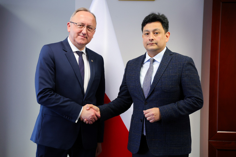 Meeting with the Ambassador of the Republic of Uzbekistan, Warsaw, 9 April 2026; photo: Dariusz Skrzyniarz (IPN)