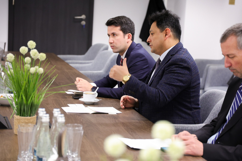 Meeting with the Ambassador of the Republic of Uzbekistan, Warsaw, 9 April 2026; photo: Dariusz Skrzyniarz (IPN)