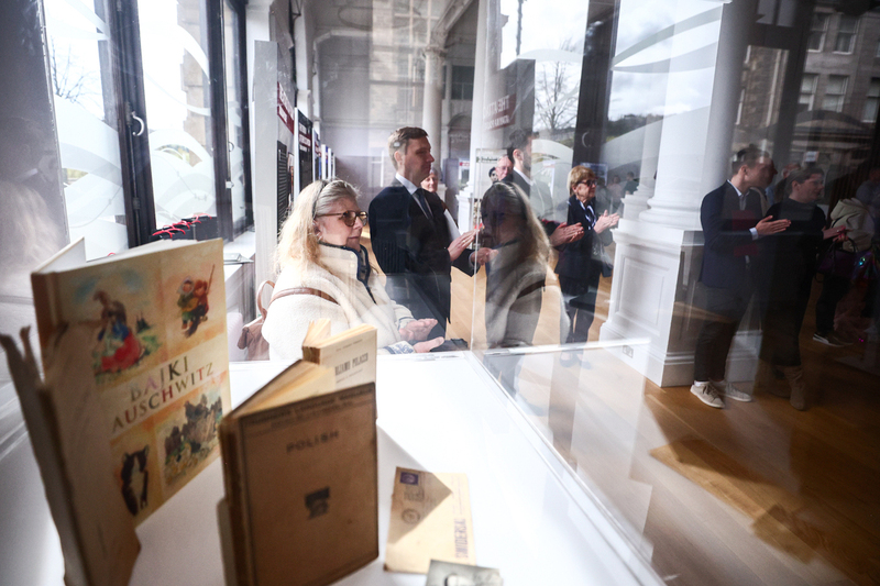 The Institute's "Trails of Hope. The Odyssey of Freedom" exhibition presented in Perth, Scotland 18 April 2026; photo:Sławek Kasper (IPN)