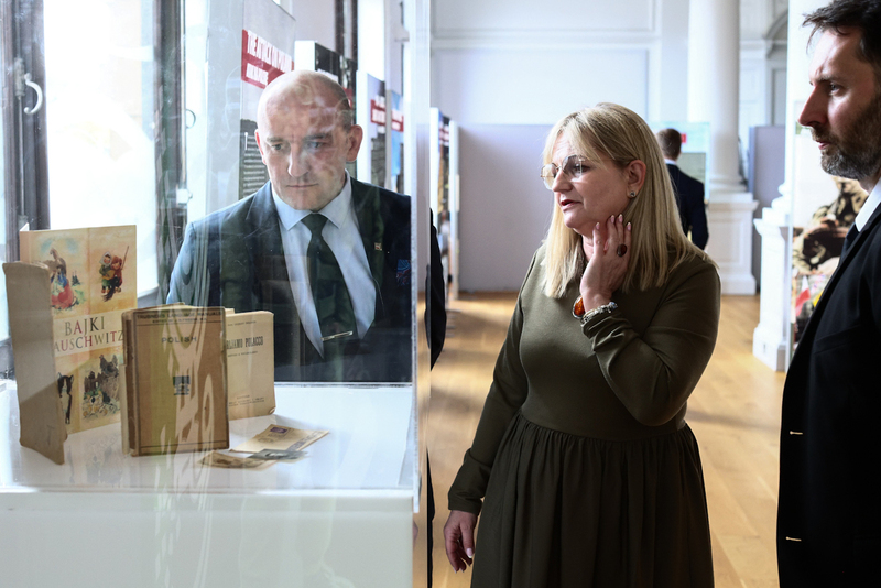 The Institute's "Trails of Hope. The Odyssey of Freedom" exhibition presented in Perth, Scotland 18 April 2026; photo:Sławek Kasper (IPN)