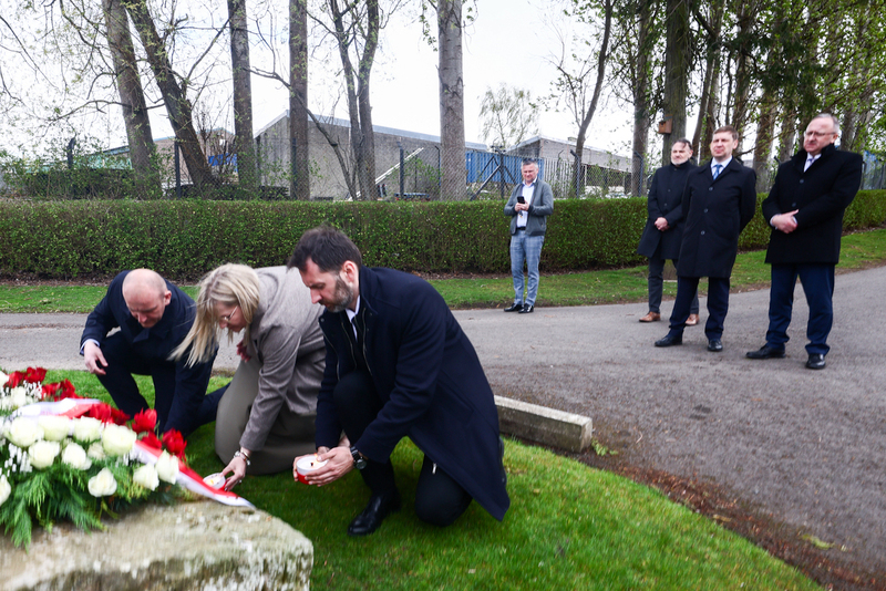 Polish war graves section of Jeanfield and Wellshill Cemetery, photo: Sławek Kasper (IPN)