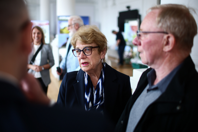 The Institute's "Trails of Hope. The Odyssey of Freedom" exhibition presented in Perth, Scotland 18 April 2026; photo:Sławek Kasper (IPN)