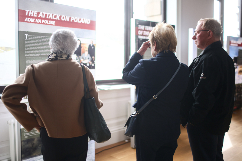 The Institute's "Trails of Hope. The Odyssey of Freedom" exhibition presented in Perth, Scotland 18 April 2026; photo:Sławek Kasper (IPN)