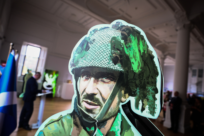 The Institute's "Trails of Hope. The Odyssey of Freedom" exhibition presented in Perth, Scotland 18 April 2026; photo:Sławek Kasper (IPN)