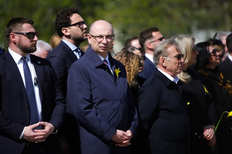 Commemorating the 83rd anniversary of the Warsaw Ghetto Uprising; photo: Dariusz Skrzyniarz (IPN)