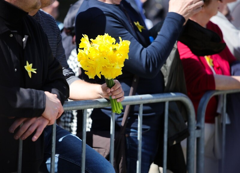 Commemorating the 83rd anniversary of the Warsaw Ghetto Uprising; photo: Dariusz Skrzyniarz (IPN)