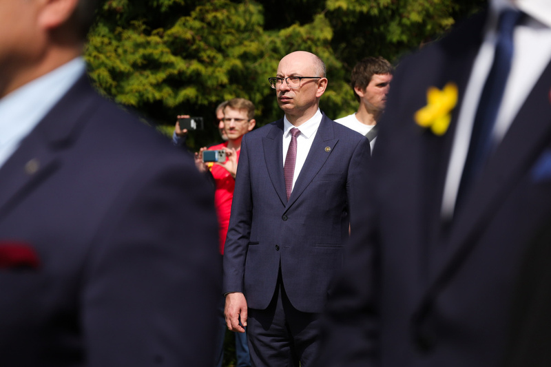 Commemorating the 83rd anniversary of the Warsaw Ghetto Uprising; photo: Dariusz Skrzyniarz (IPN)