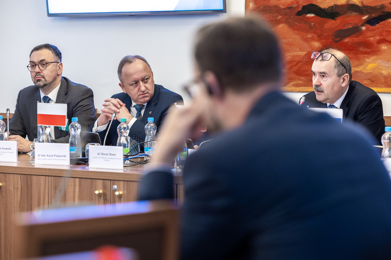 The IPN at the “National Memory Institutions in the V4 Countries” international conference held at the Czech Parliament, Prague 20 April 2026; photo: Sławek Kasper (IPN)