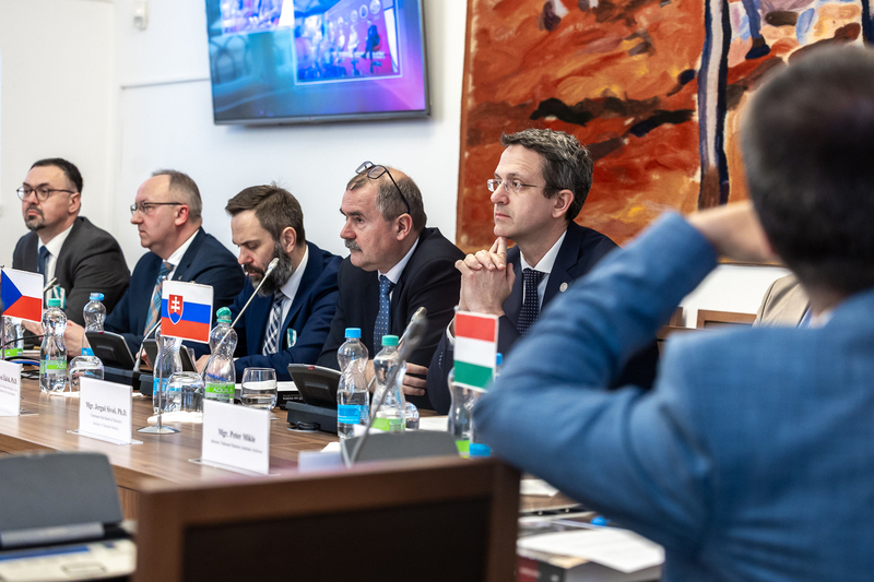 The IPN at the “National Memory Institutions in the V4 Countries” international conference held at the Czech Parliament, Prague 20 April 2026; photo: Sławek Kasper (IPN)