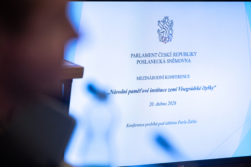 The IPN at the “National Memory Institutions in the V4 Countries” international conference held at the Czech Parliament, Prague 20 April 2026