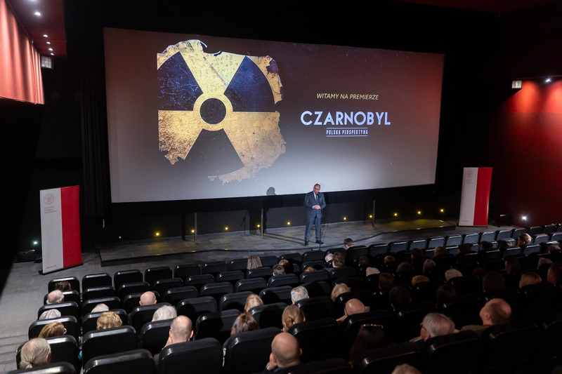 The screening of the latest documentary by the Institute of National Remembrance, “Chernobyl: A Polish Perspective; photo: Sławek Kasper (IPN)