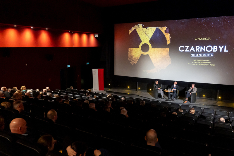 The screening of the latest documentary by the Institute of National Remembrance, “Chernobyl: A Polish Perspective; photo: Sławek Kasper (IPN)